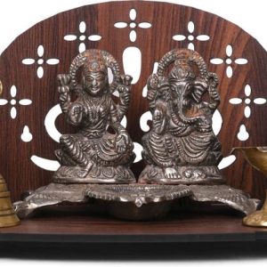 Gojeeva Premium Unique Carved Pattern Devghar, Set-Top ...