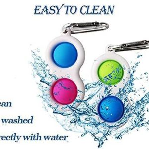 truenook Simple Dimple Toy Stress Reliever Keychain Decompressio...