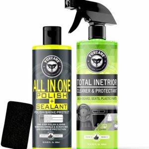 FOXCARE Liquid Car Polish for Exterior, Dashboard, Meta...