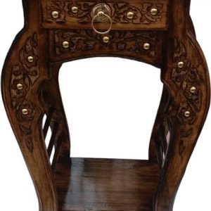 Smarts collection Handmade Wooden Floral Carved With Dr...
