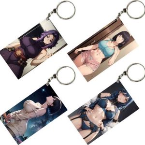 MITTRA Indiacraft HENTAI Anime Unique Style 4 pcs Combo Keycha...