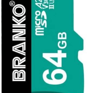 Branko V30 A2-64GB A2 64 GB MicroSD Card UHS Class 3 13...