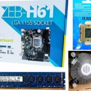 EXPERTRONICS ZEB H61- I3 3220 - 4GB DDR3 - FAN LGA 1155...