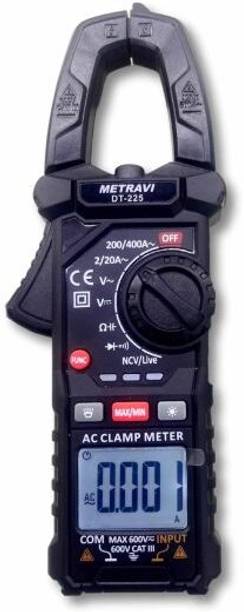 Metravi METRAVIDT-225 Digital Trms AC Clamp Meter Digit...