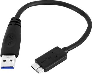 IKIS DVI Cable 0.2 m USB 3.0 A to Micro B SuperSpeed Cable For External Hard Drives - (20cm)