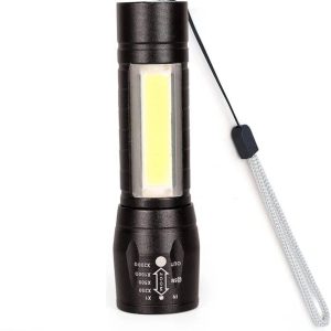 Zeorgia USB Rechargeable Torch High-Quality Mini LED Fl...