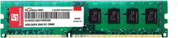 Simmtronics 2666 MHz DDR4 4 GB PC (PC)