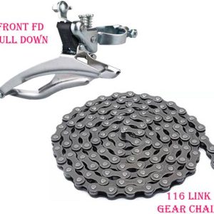 NSV Bicycle 116 Link Gear Chain With Front Derailleur F...