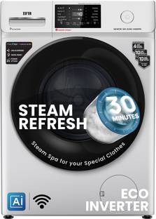 IFB 8 kg 5 Star with Steam Refresh program, 9 Swirl Wash, Eco Inverter, Touch Panel with AI Fully Auto...