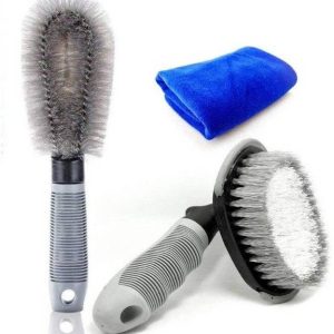 Znee Smart 1 Car Wheel Brush, 1 Tire Cleaning Brush, 1 ...