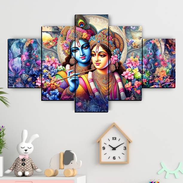 JB Creations Radha Krishna Painting, wall scenery for d...