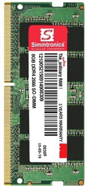 Simmtronic 2666MHz SODIMM DDR4 8 GB (Single Channel) La...