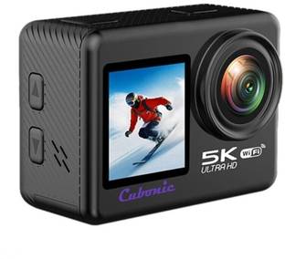Cubonic 5K WiFi Dual Screen |Smoothest EIS 2.0 Anti-Shake | Chipset-Sensor|Touch Screen Sports and Act...