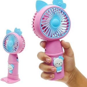 Felinar FELINAR Portable Mini Hand Fan with Stand, 2 Sp...
