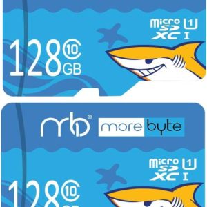MOREBYTE 128 GB MicroSD Card Class 10 90 MB/s Memory Ca...
