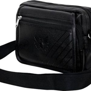 Bagzenia Black Boys & Girls Sling Bag Travel Bag - Office Busine...