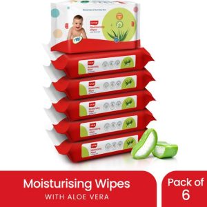 LuvLap Paraben Free wipes for baby with Aloe Vera, Frag...