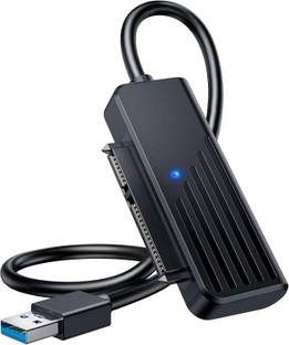 VOOCME SSD SATA Adaper USB 3.0 to SATA III for 2.5 Inch SSD & HDD 9.5mm 7mm External Hard Drive Enclos...
