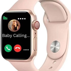 Melbon Pink I8 Pro Watch 1.69” LCD Display, Multiple Wa...