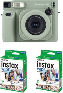 FUJIFILM WIDE Instax Wide 400 Instant Film Camera with wide 10X2 Instant Film Instant Camera