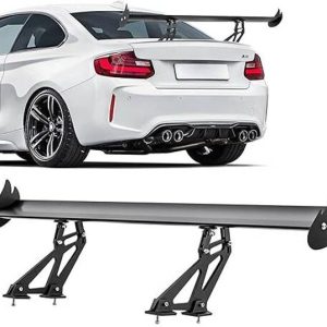 Auto MT GT Wing Spoiler 43.3" Adjustable Aluminum Unive...