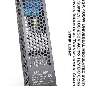 EASTRA HIGH QUALITY 12V 33A 400W AC 110-130V to DC 12V ...