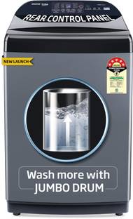 Voltas Beko 8 kg Fully Automatic Top Load Washing Machine Grey