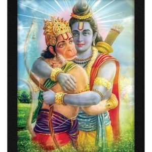 Jitesh Arts Shri Ram Hanuman Sneh Milan Healing Spiritu...