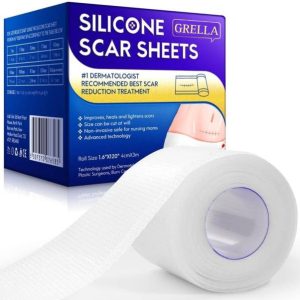 VOLIGO White Silicon Gel Tape for Scars Transparent Med...