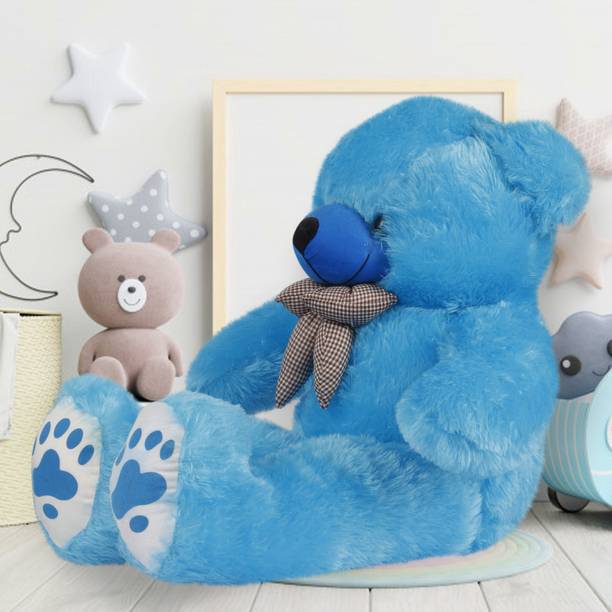 RIYASAT Blue Color Teddy Bear 3 feet - 90 cm