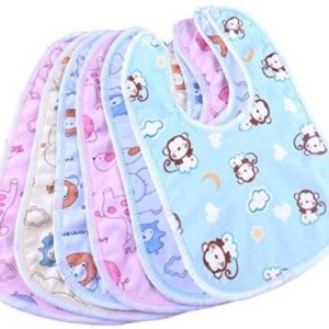 BRANDONN Baby Double Layered Waterproof Bibs Pack Of 6