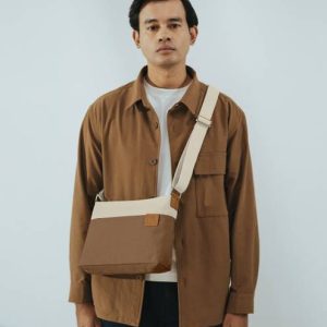 DailyObjects Brown Men & Women Sling Bag Sunday Sling Crossbody Bag ...