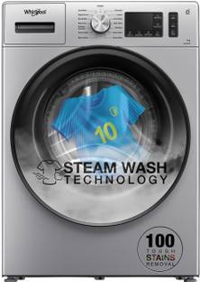 Whirlpool 7 kg 5 Star Inverter 100+ Tough Stains, Steam Technology Fully Automatic Front Load Washing ...