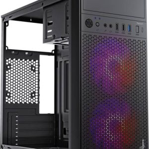 FINGERS Radiant Micro-ATX Cabinet with USB 2.0 and USB ...
