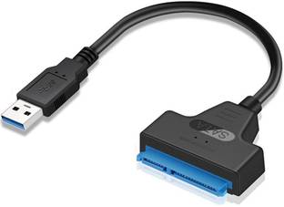 WiredCom USB 3.0 sata Cable for 2.5 inch SSD and HDD USB 3.0 to SATA Hard Driver Adapter 2.5 inch Wate...