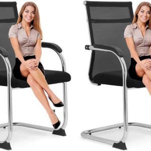 RUDRAAKSH Office Staff Fabric Office Arm Chair