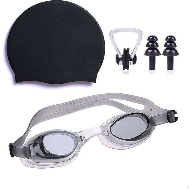ArrowMax (silicone cap/Goggle/Earplugs/Noseplug) Black ...