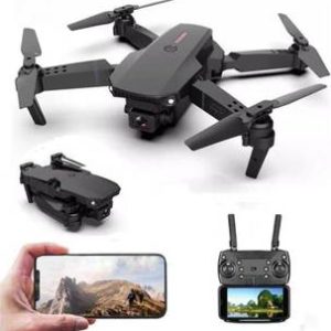 Swa Mi Foldable Drone with 4K 1080p Camera | 360 Degree Flip Functionality | Black1 Drone