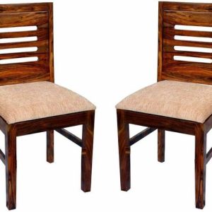 Ritika Woodcraft Solid Sheesham Wooden Dining Chairs Se...