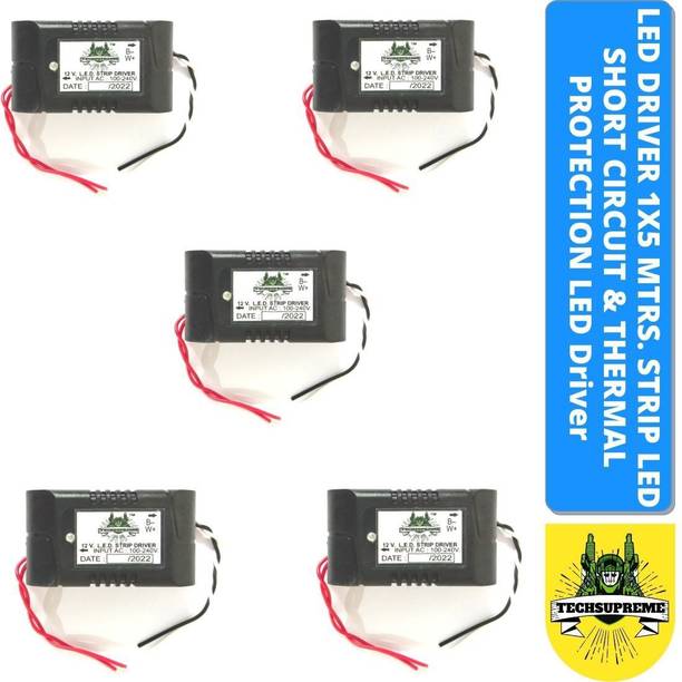TechSupreme STRIP Driver AC100-240VDC 12V Switching Pow...