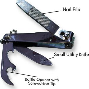 mnr Premium Stainless Steel Nail Cutter with Anti-Slip ...