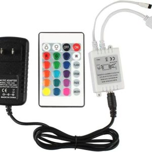 Divinext 3pc Combo 12 Volt 2 Amp Adaptor Charger + RGB ...