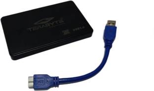 TERABYTE USB 3.0 External Hard Drive Enclosure Case for Laptop Hard Disks HDD/SSD 2 in 1 Laptop Casing...