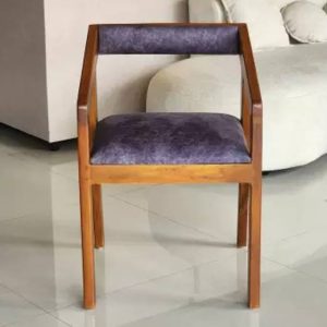 Teakout Modern Teak Wood Solid Wood Dining Chair