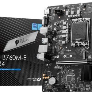 MSI PRO B760M-E DDR4 I m-ATX I Socket LGA 1700 I DDR4 G...
